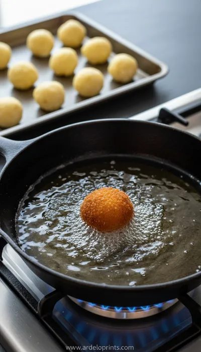Cheesy Potato Croquettes Recipe - ingredients preparation