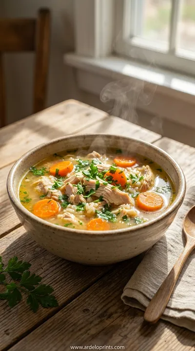 Easy Chicken and Rice Soup Recipe
