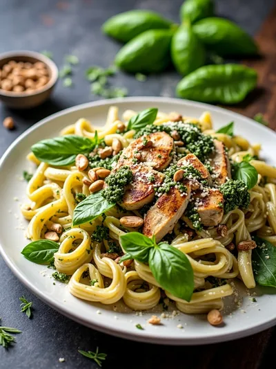 Chicken Pesto Pasta Salad – Easy 25‑Minute Recipe - ready to serve