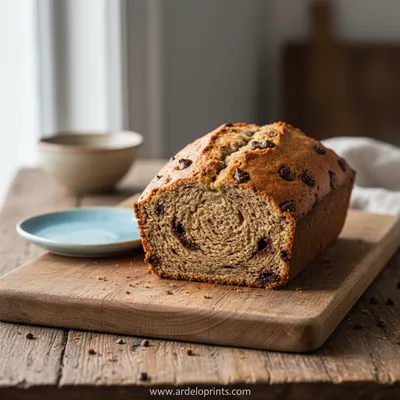 Moist Chocolate Chip Banana Bread