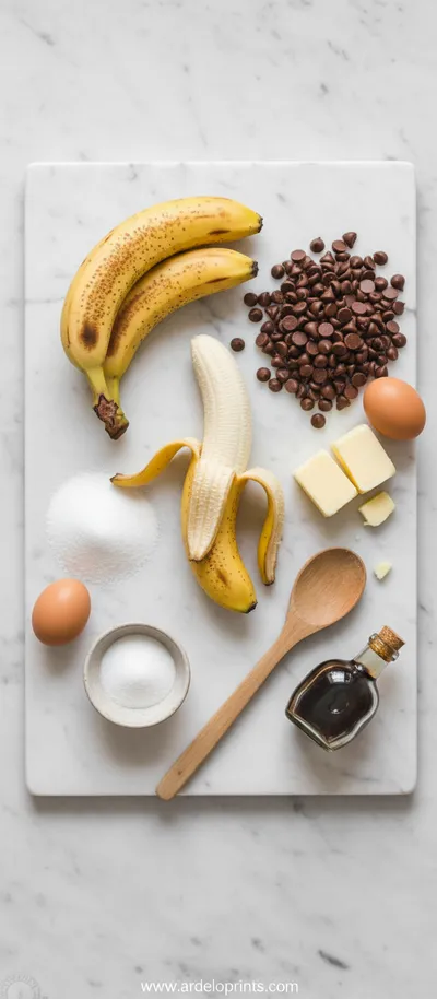 Chocolate Chip Banana Bread Easy Homemade Recipe - cooking process