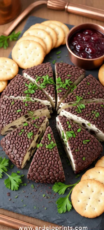 Chocolate Chip Cheese Ball Appetizer - ready to serve