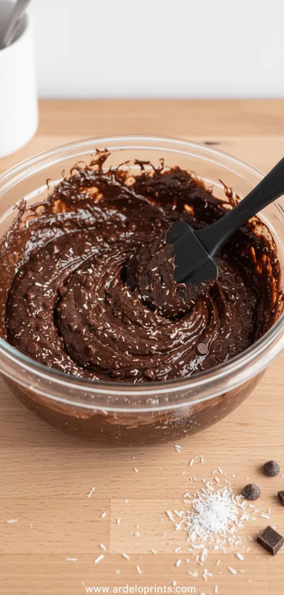 Chocolate Coconut Energy Balls Recipe - ingredients preparation