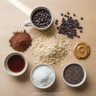 Chocolate Coconut Energy Balls Recipe - cooking process