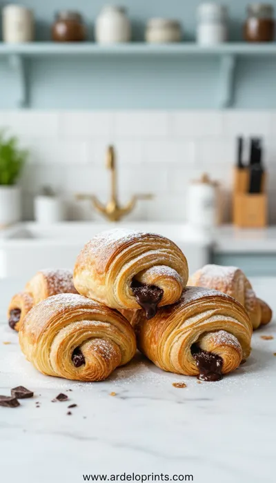 Easy Homemade Chocolate Croissants Recipe