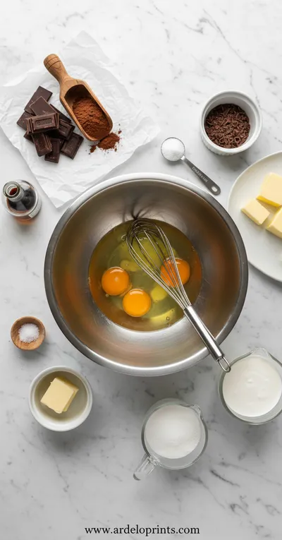 Chocolate Mousse Brownies Recipe – Creamy Decadent Treat - cooking process