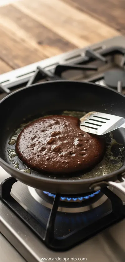 Chocolate Pancakes Breakfast Recipe - ingredients preparation