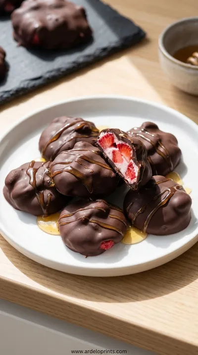 Chocolate Strawberry Yogurt Clusters: Viral Recipe - ready to serve