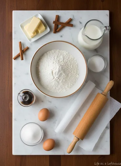 Cinnamon Roll Pancakes – Fluffy Breakfast Delight - cooking process