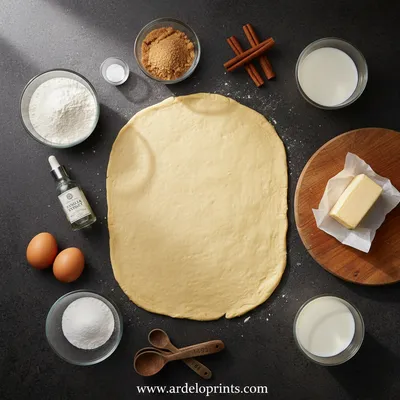 Best Homemade Cinnamon Rolls - cooking process