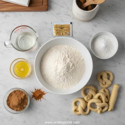 Cinnamon Sugar Soft Pretzels Recipe - cooking process