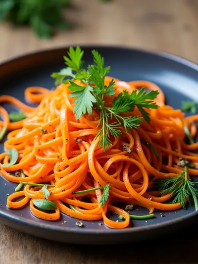 Classic Carrot Summer Salad - ready to serve