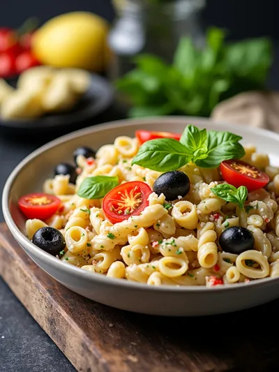 Classic Italian Pasta Salad - cooking process