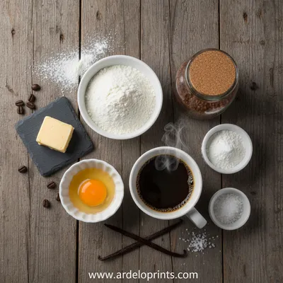 Coffee Pancakes Recipe for Breakfast or Brunch - cooking process