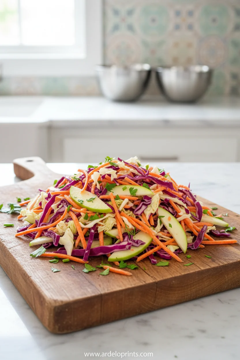 Easy Coleslaw Recipe – Simple Homemade Slaw - feature image