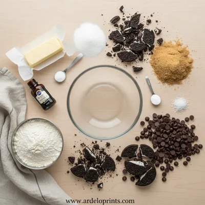 Cookies and Cream Cookies Recipe - cooking process