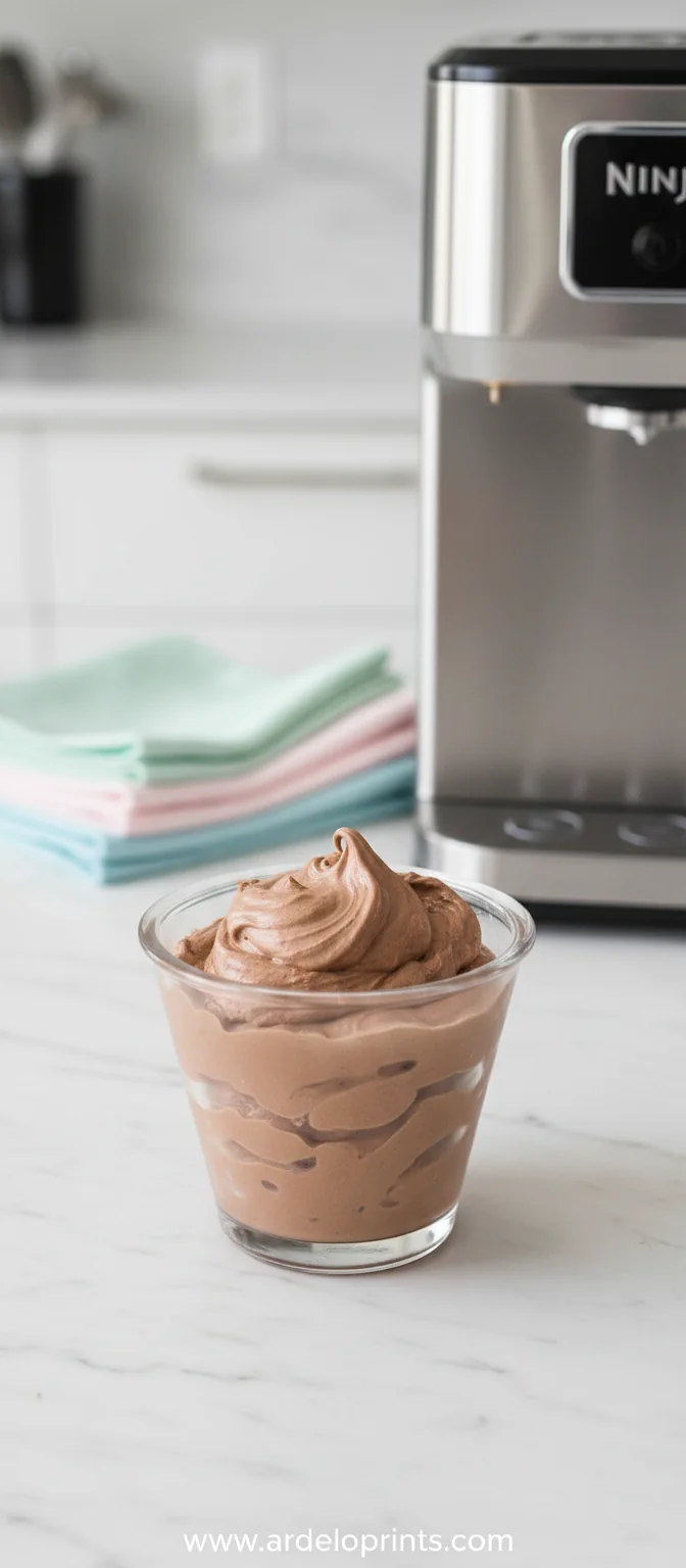 Copycat Wendy's Frosty in Ninja Creami - feature image