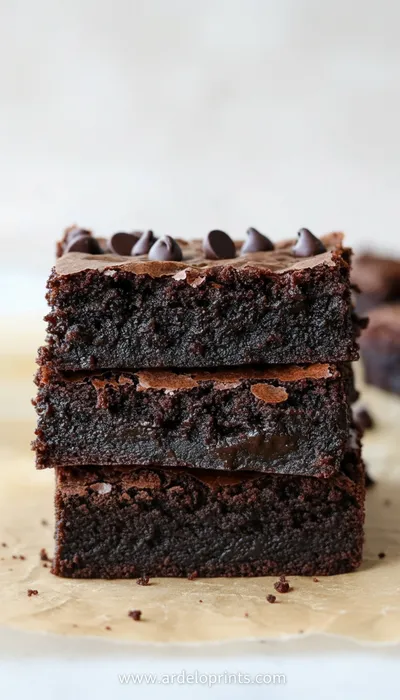 Healthy Cottage Cheese Protein Brownies Recipe - cooking process