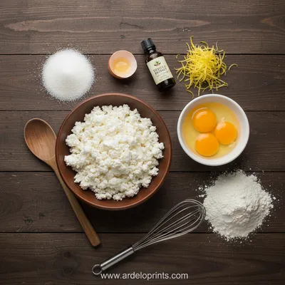 Cottage Cheese Cake Recipe - cooking process