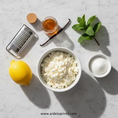 Cottage Cheese Lemon Mousse - cooking process