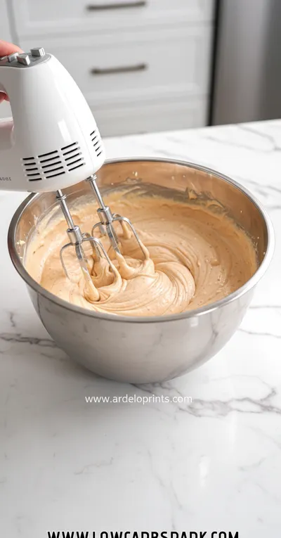Cottage Cheese Peanut Butter Mousse - ingredients preparation