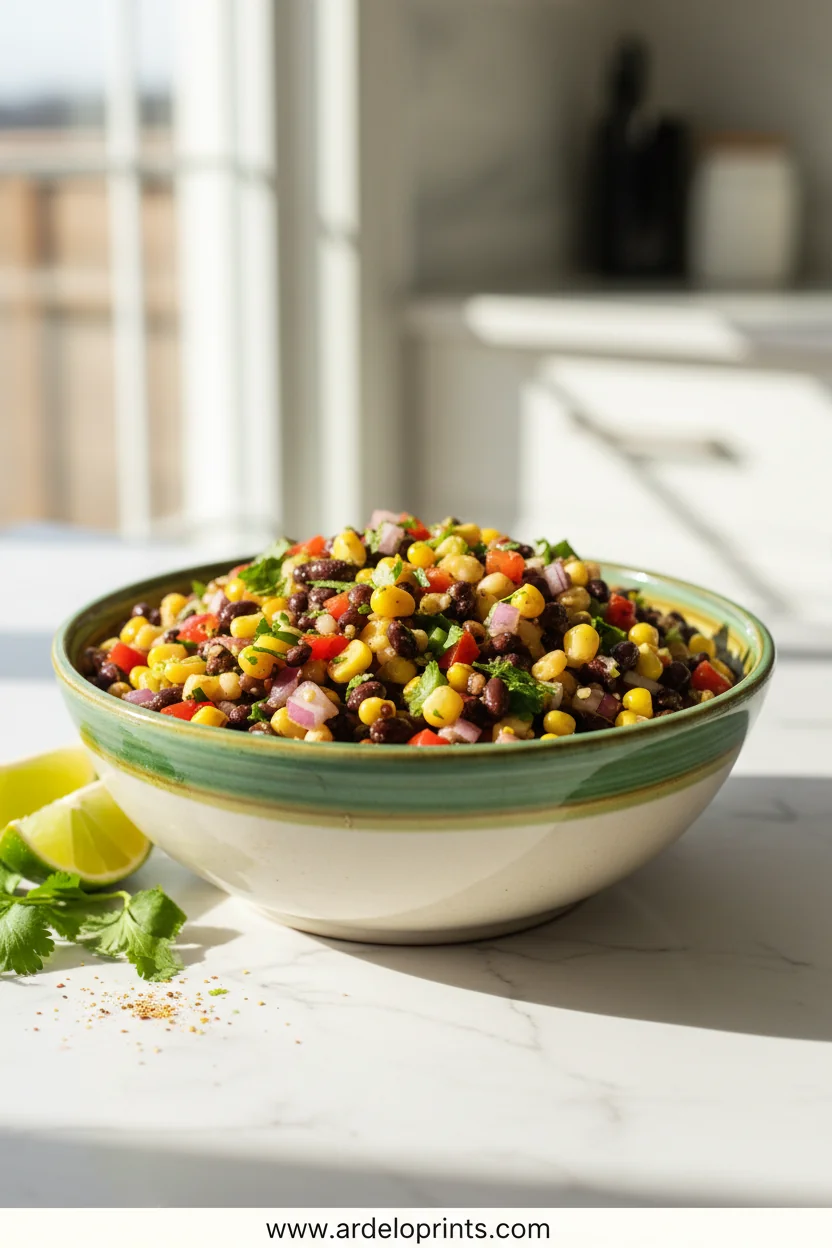 Easy Cowboy Caviar Recipe - feature image