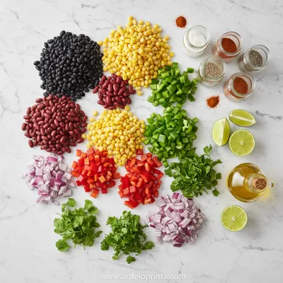 Easy Cowboy Caviar Recipe - cooking process