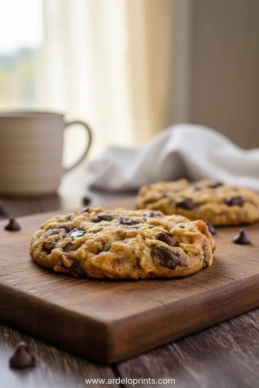 Cowboy Cottage Cheese Chocolate Chip Cookies