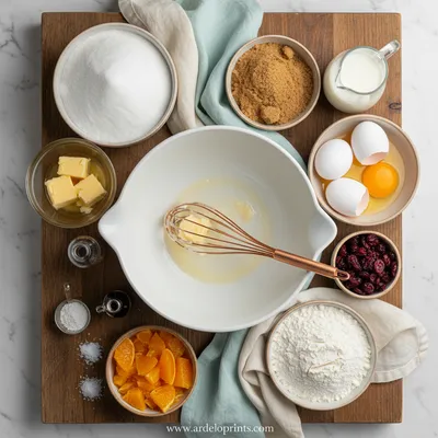 Cranberry Orange Muffins – Fresh Bakery-Style Treat - cooking process