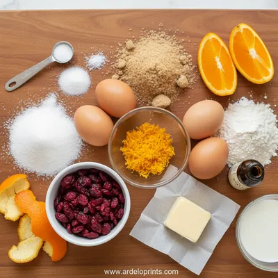 Cranberry Orange Muffins Recipe - cooking process