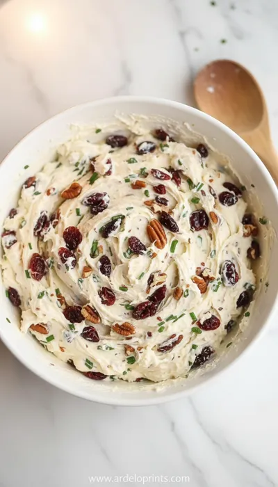 Cranberry Pecan Cheese Log Recipe for Easy Entertaining - ingredients preparation