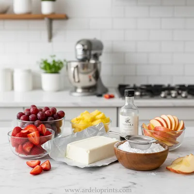 Cream Cheese Fruit Dip Recipe - cooking process