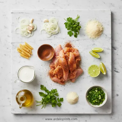 Creamy Cajun Chicken Pasta - cooking process