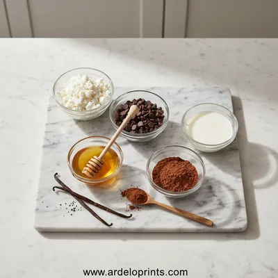 Creamy Chocolate Cottage Cheese Ice Cream - cooking process