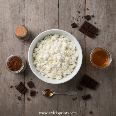 Creamy Chocolate Cottage Cheese Ice Cream - cooking process