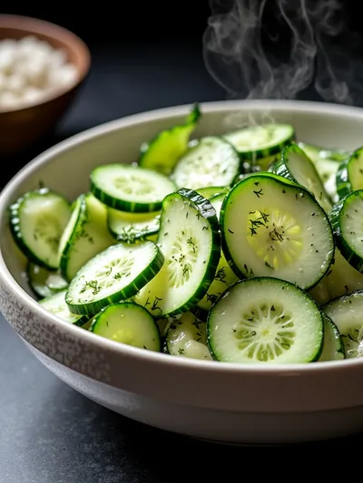 Creamy German Cucumber Salad
