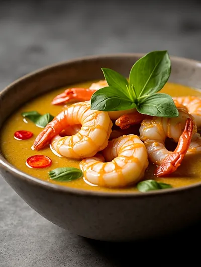 Creamy Thai Coconut Shrimp Curry