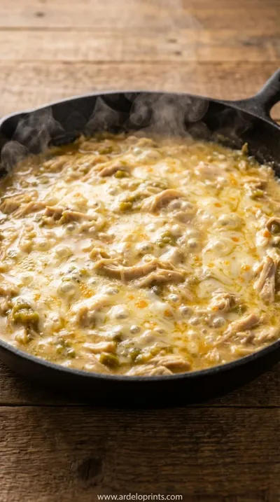 Creamy White Chicken Enchiladas: Easy Recipe - cooking process