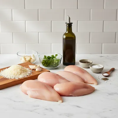 Crispy Parmesan Chicken – Rich Garlic Sauce - cooking process