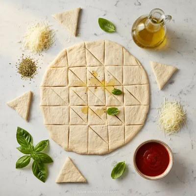 Crispy Pizza Chips – Ultimate Snack - cooking process