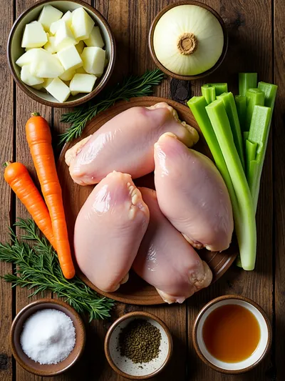 Crock Pot Angel Chicken - ingredients preparation