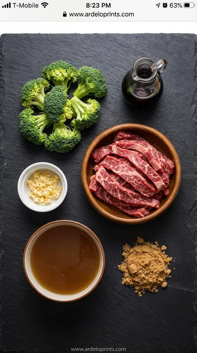 Mouthwatering Crock Pot Beef And Broccoli Recipe - ingredients preparation
