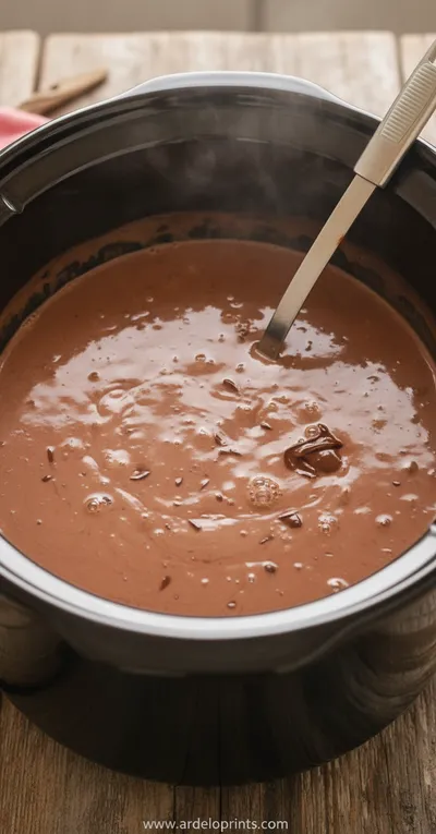 Crockpot Hot Chocolate Recipe - ingredients preparation