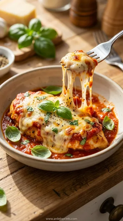 Crockpot Chicken Parmesan Recipe - ready to serve