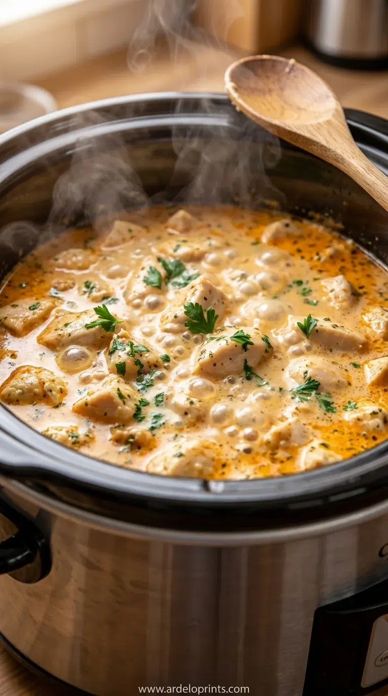 Crockpot Ranch Chicken: An Easy, Soul-Soothing Recipe - cooking process