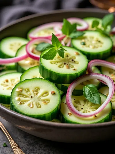 Cucumber Apple Salad – Fresh & Crunchy