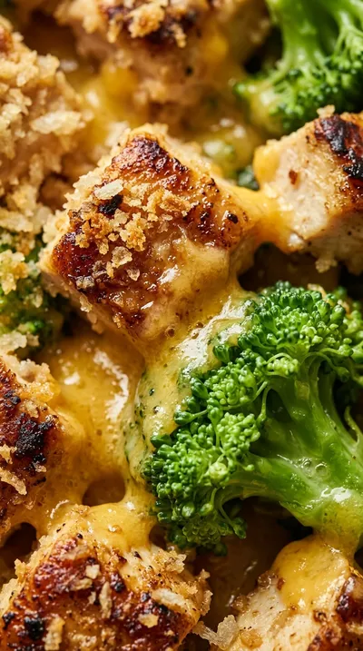 Cheesy Chicken Broccoli and Rice Casserole - ingredients preparation
