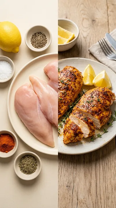 Oven Baked Chicken Breast – Juicy Every Time - ready to serve