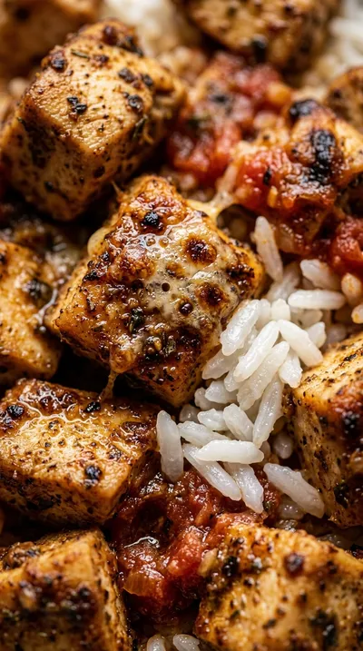Chicken Fajita Rice Casserole - ingredients preparation