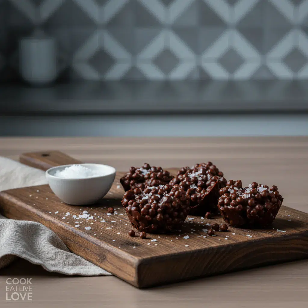 Dark Chocolate Quinoa Bites: Healthy Snack - final presentation